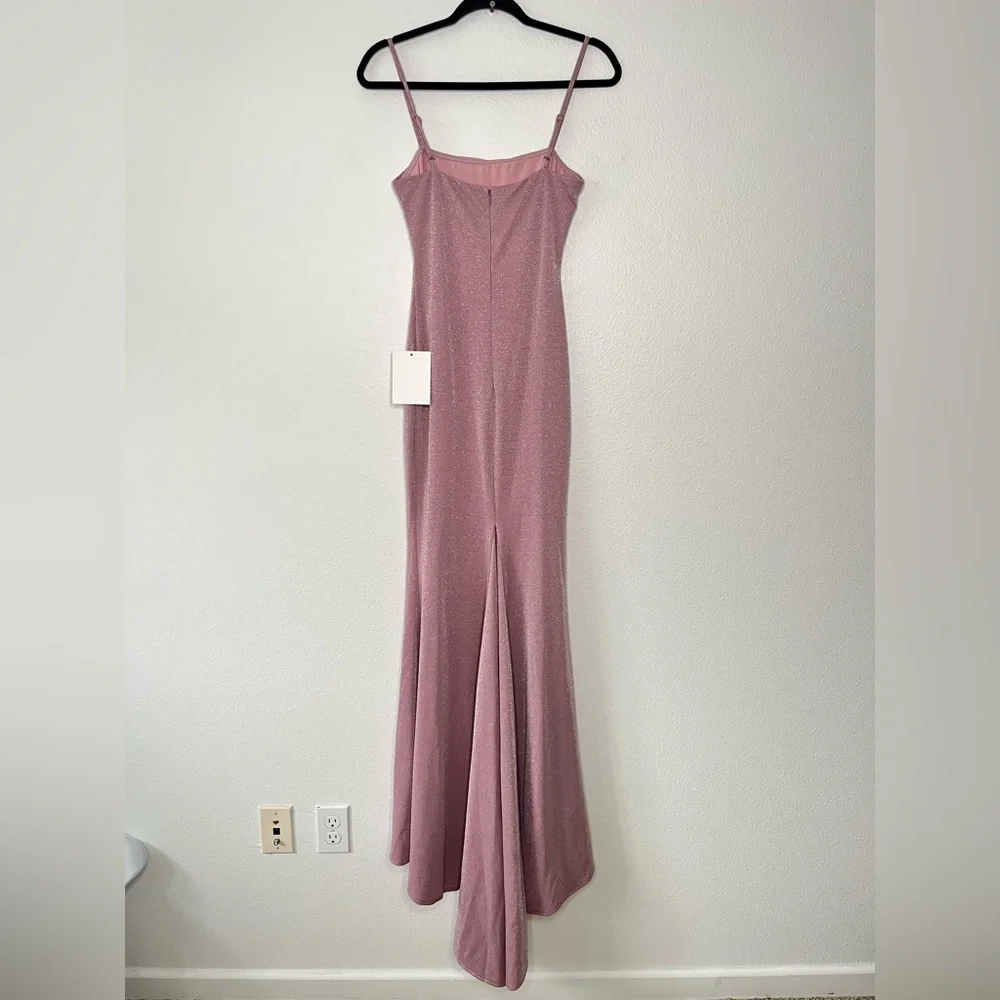 Alamour The Label Stefania Shimmering Maxi Dress Special Occasion Chic XS NEW - Picture 3 of 9